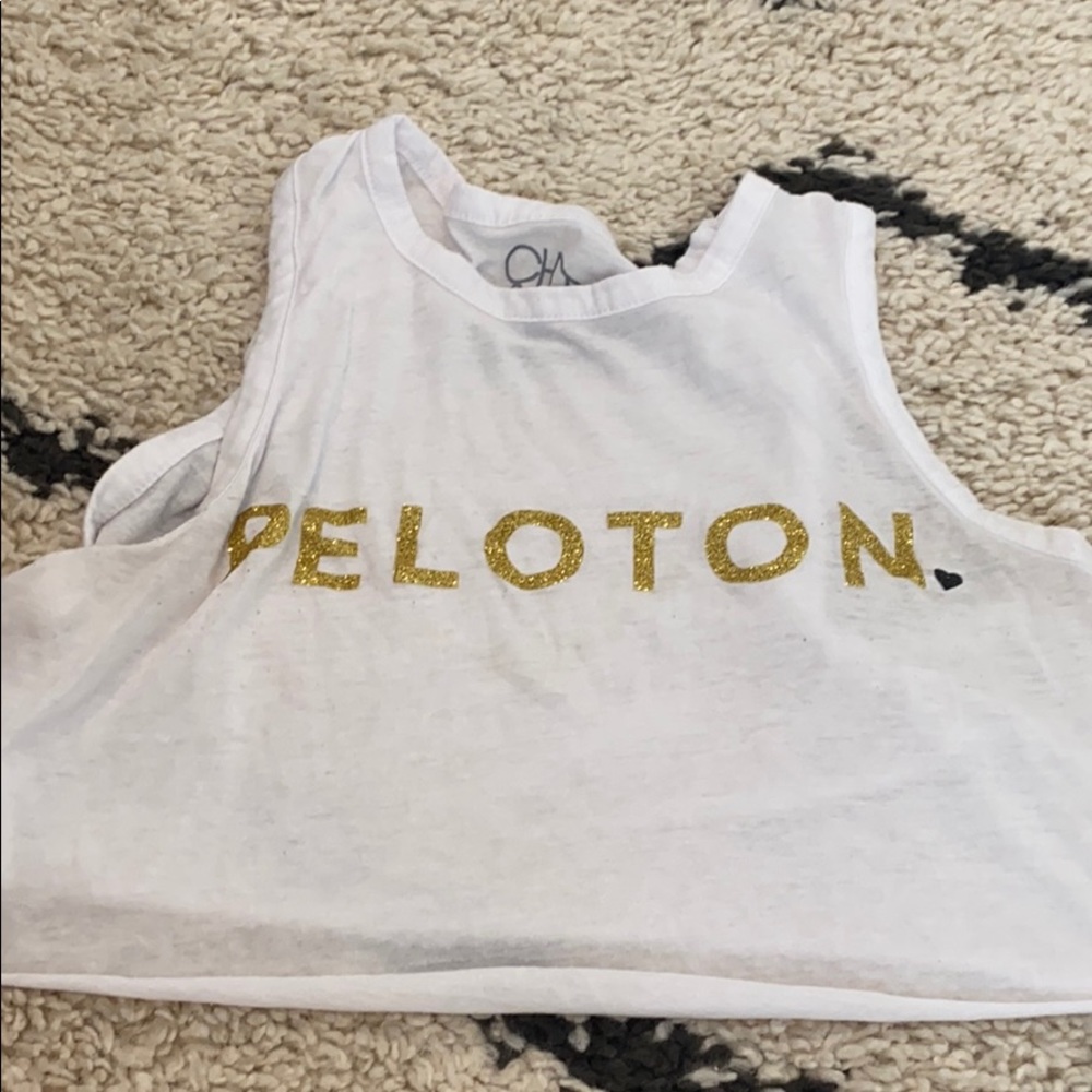 Cropped Peloton Shirt